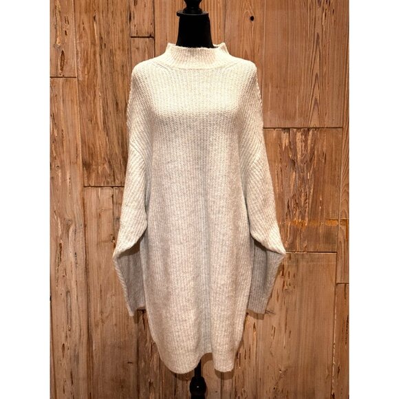 SWEATER DRESS BOHEMIAN ZARA KNIT CHUNKY WOMEN'S COMFORTABLE WARM SMALL - Picture 1 of 4